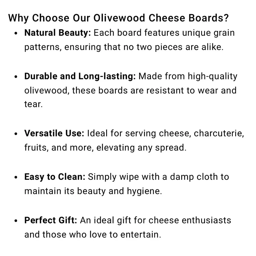 Letter L Monogram Olive Wood Cheese Board 8” x 8”